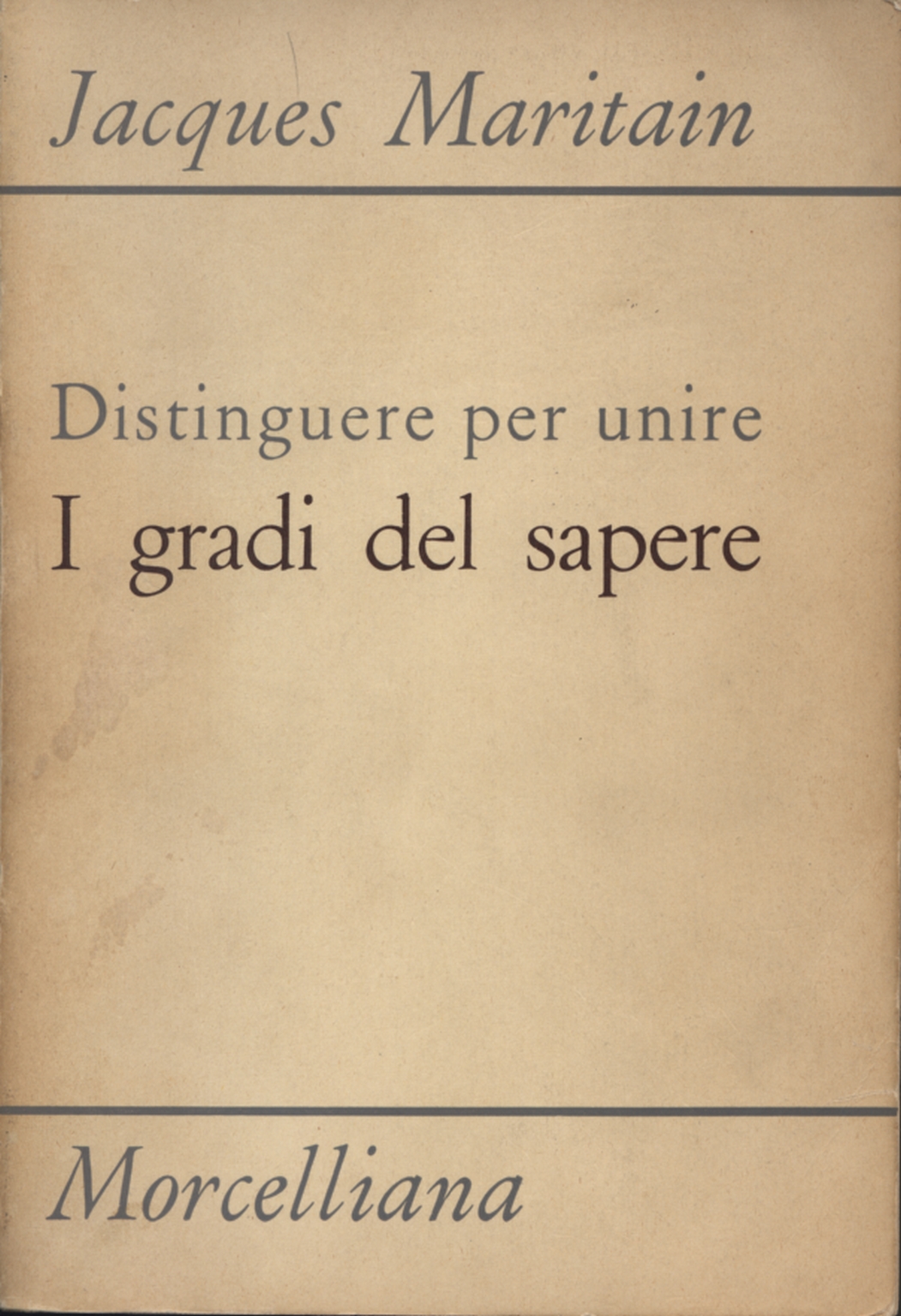 Distinguere per unire. I gradi del sap