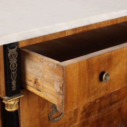 Restoration chest of drawers in mahogany