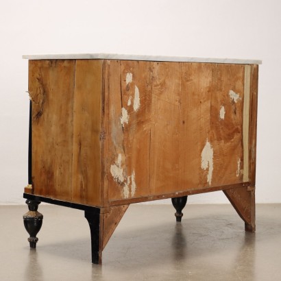 Restoration chest of drawers in mahogany