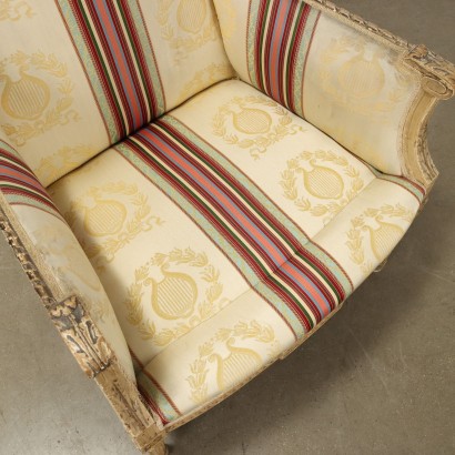 Bergère Armchair in Neoclassical Style