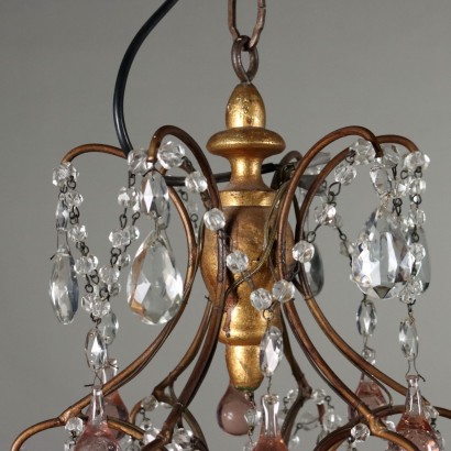 Painted Metal Chandelier