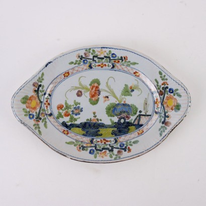 Salsiera in Maiolica di Faenza