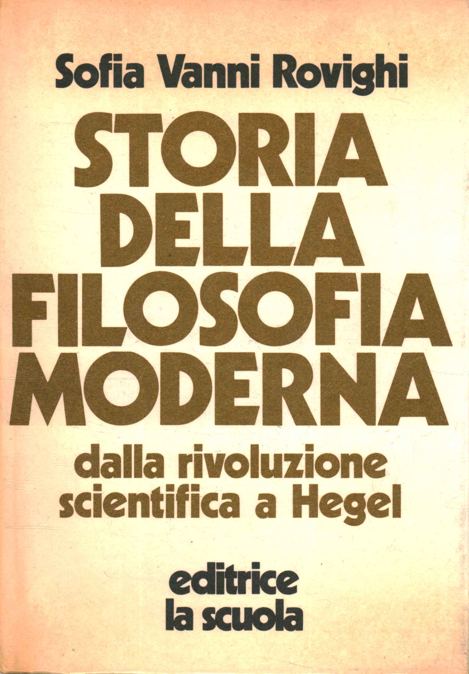 Storia della filosofia moderna