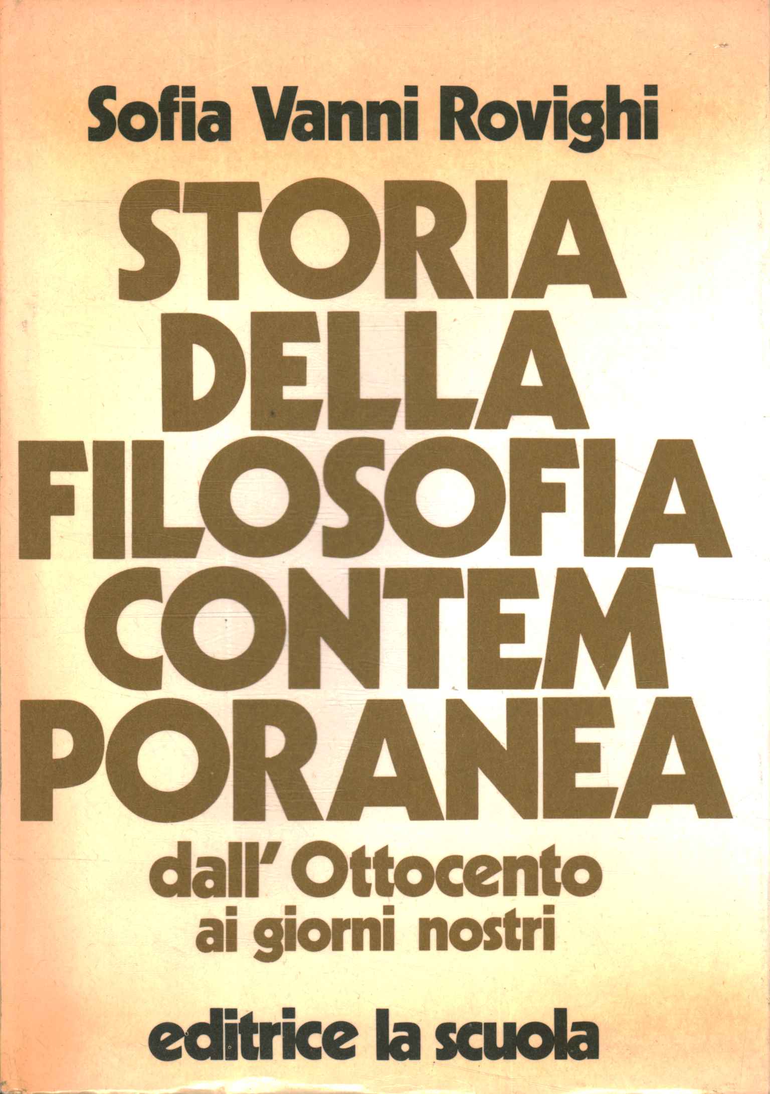 Historia de la filosofía contemporánea