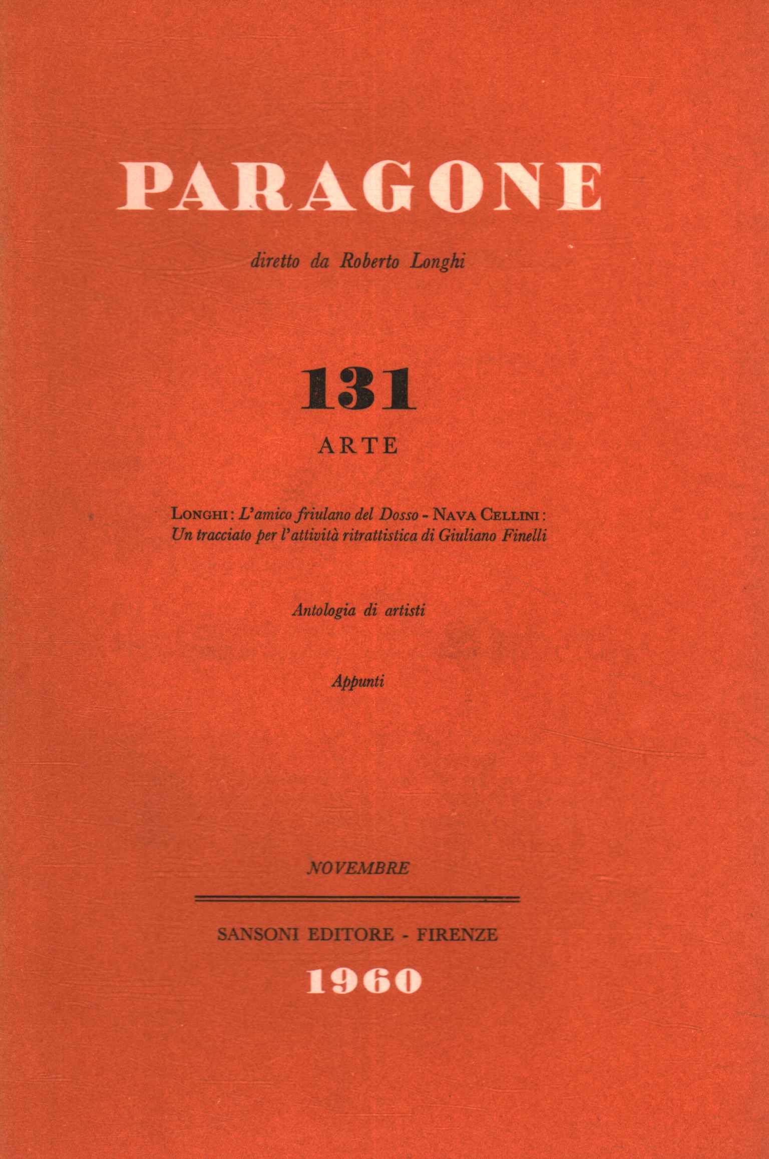 Paragone Arte (Jahrgang XI Nummer 131, bi,Paragone. Arte (Jahrgang XI Nummer 131, b