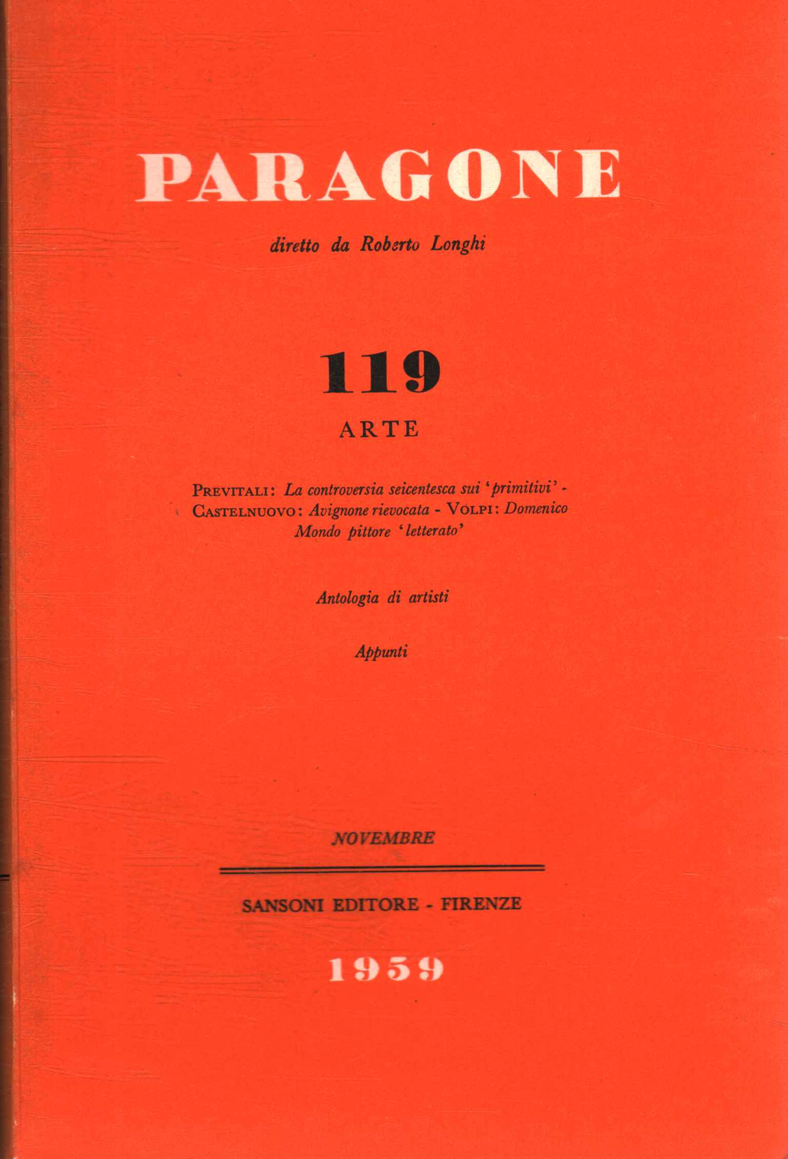 Paragone Arte (Año