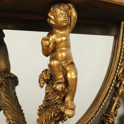 Console with Mirror in Baroque Style