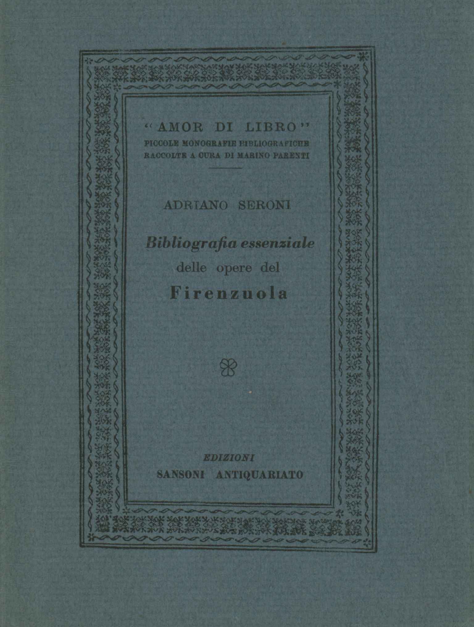 Bibliographie essentielle des œuvres de