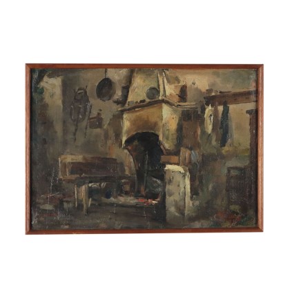 Dipinto di Giuseppe Solenghi,La cucina del contrabbandiere,Giuseppe Solenghi,Giuseppe Solenghi,Giuseppe Solenghi,Giuseppe Solenghi,Giuseppe Solenghi