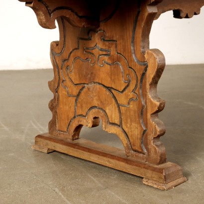 bench,Baroque Walnut Bench