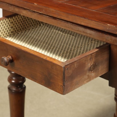 Antique Wood Wallet Table