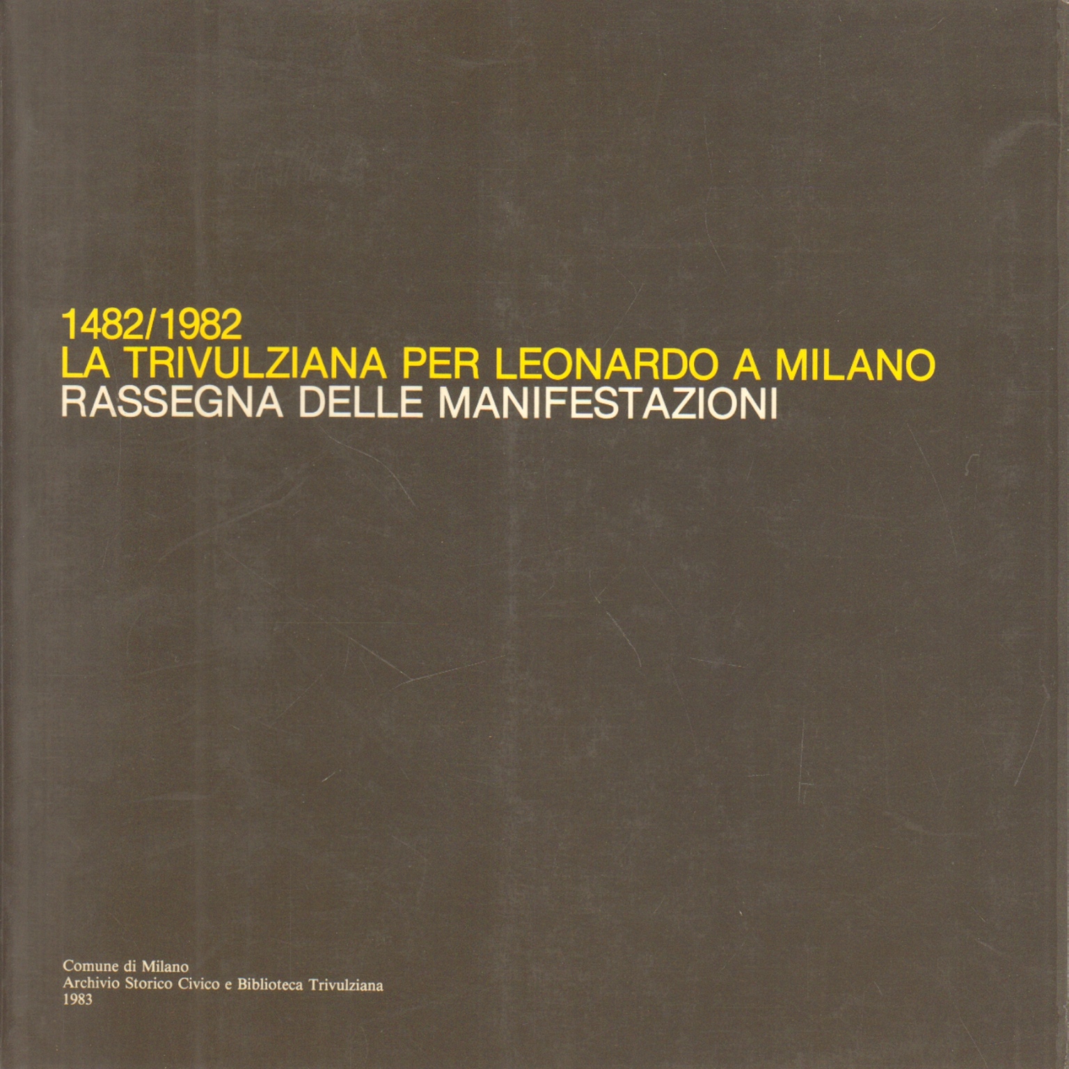 1482/1982 La Trivulziana pour Leonardo à%