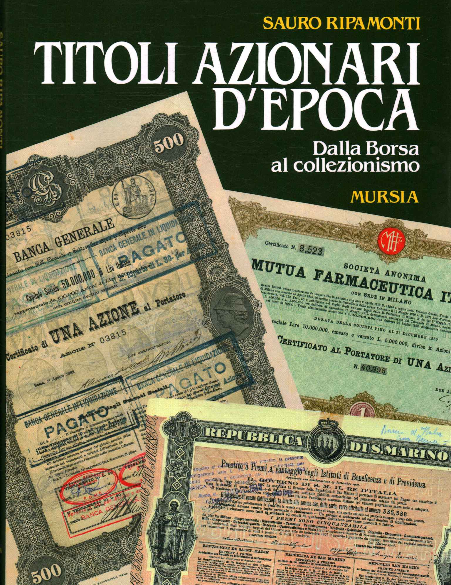 Titoli azionari d'epoca