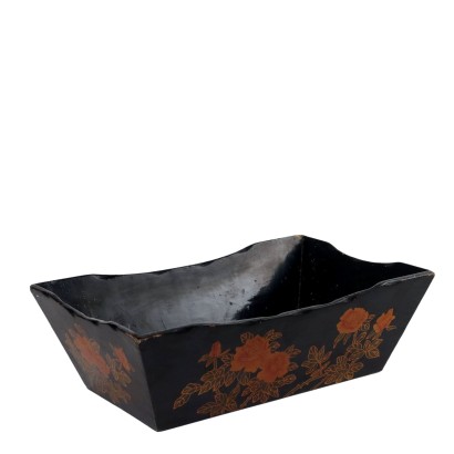 Lacquered Wooden Basket