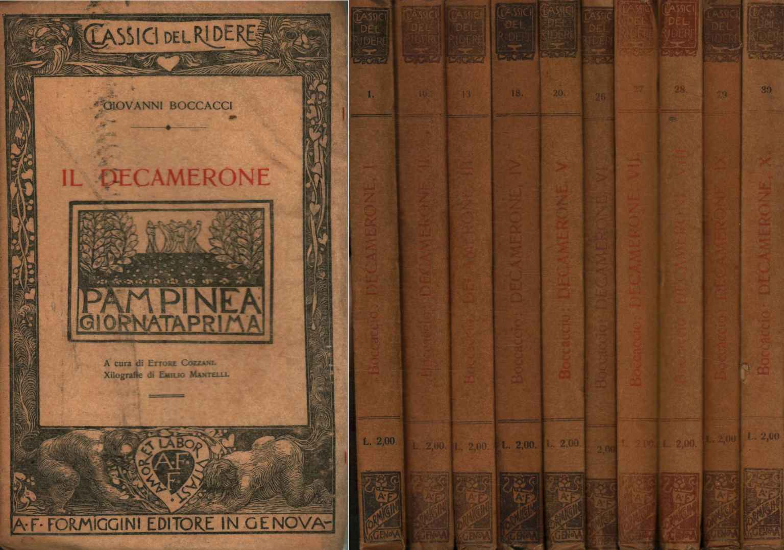 Le Décaméron (10 Volumes)