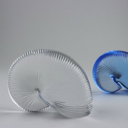 Pair of Nautilus Shells in Crystal