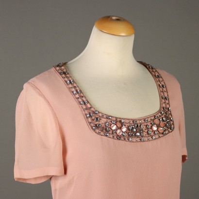 Luisa Spagnoli Blouse en soie rose