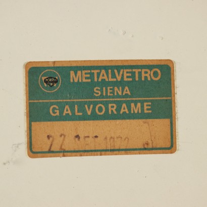 Mirror of Metalvetro Galvorame by Sien