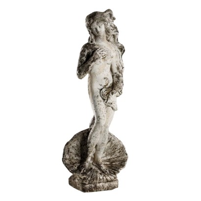 Antike Gartenskulptur Venus Botticelli Stein Italien XX Jhd