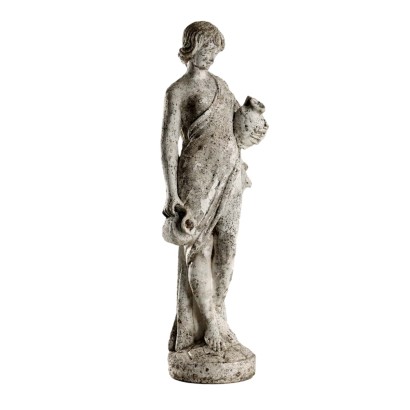 Statua da Giardino Raffigurante Figura Femminile con Anfore