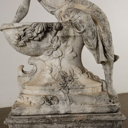 Garden Statue Allegory with Fountain