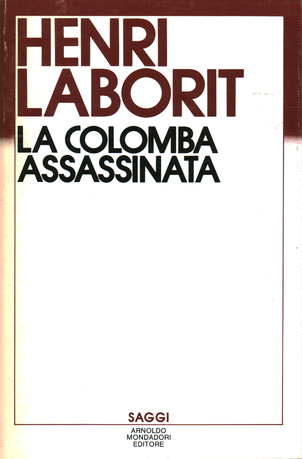 La colombe assassinée