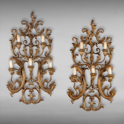 Pair of appliques