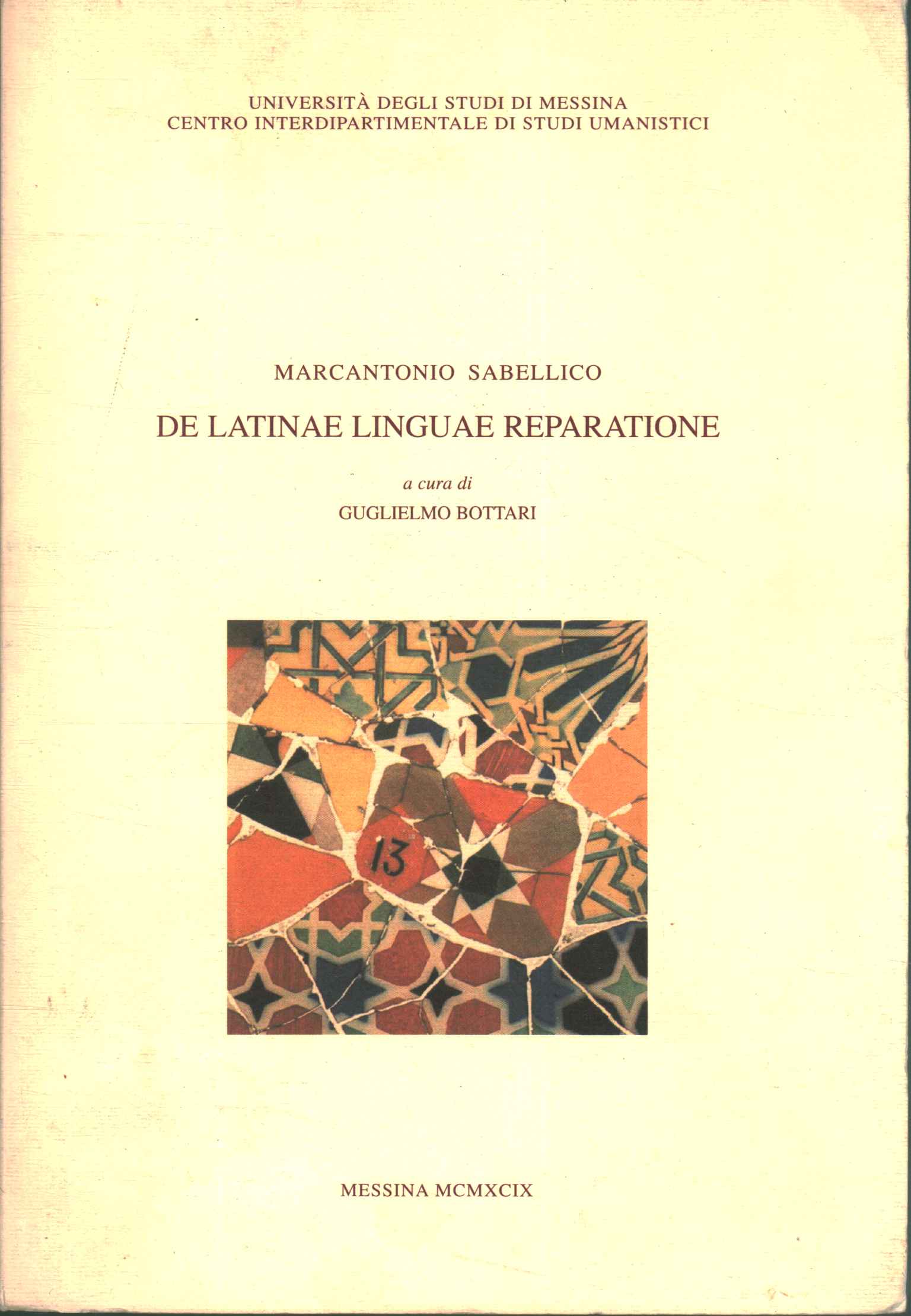 De latinae linguae réparatione