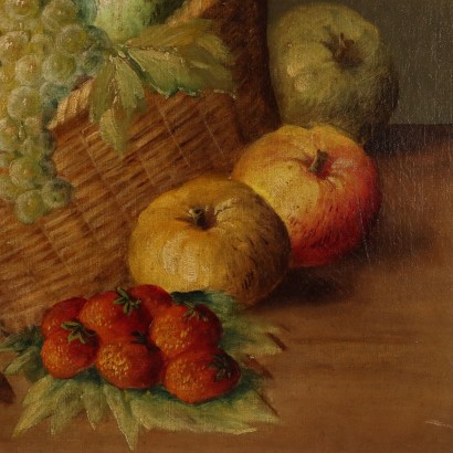 Composition peinte avec des fruits,Composition avec des fruits,Composition peinte avec des fruits