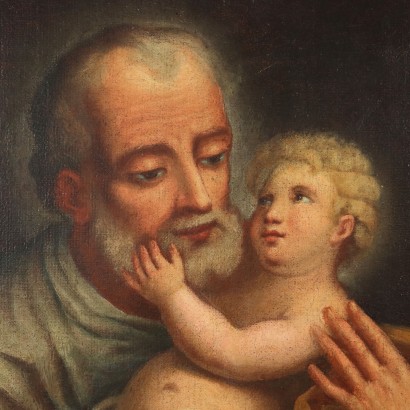 Cuadro de San José con el Niño Jesús, San José con el Niño Jesús