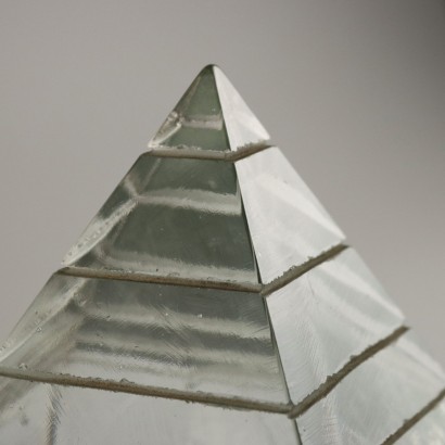 Pompey's Pyramid in Solid Glass, Pompey Pianezzola, Pompey Pianezzola, Pompey Pianezzola, Pompey Pianezzola, Pompey Pianezzola, Pompey Pianezzola, Pompey Pianezzola