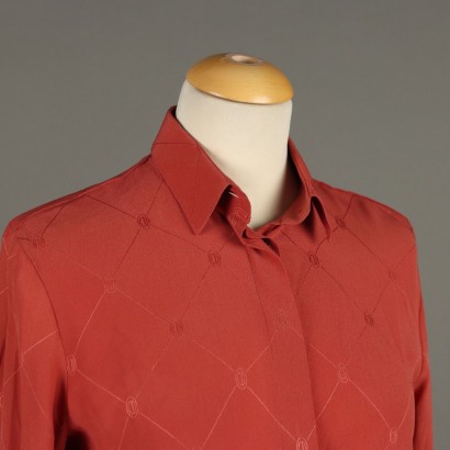 Camisa de seda vintage Dior