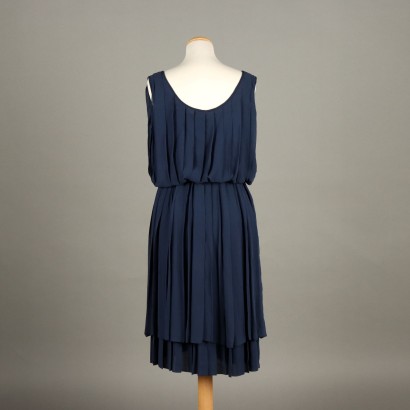 Robe Chloé Vintage en Soie Bleue