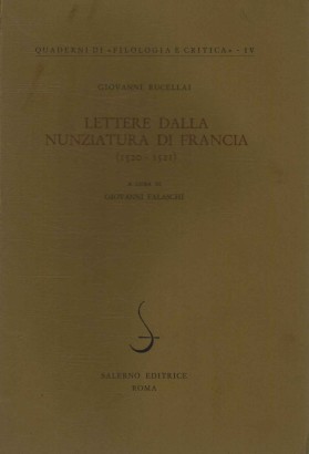 Lettere dalla nunziatura di Francia (1520-1521)