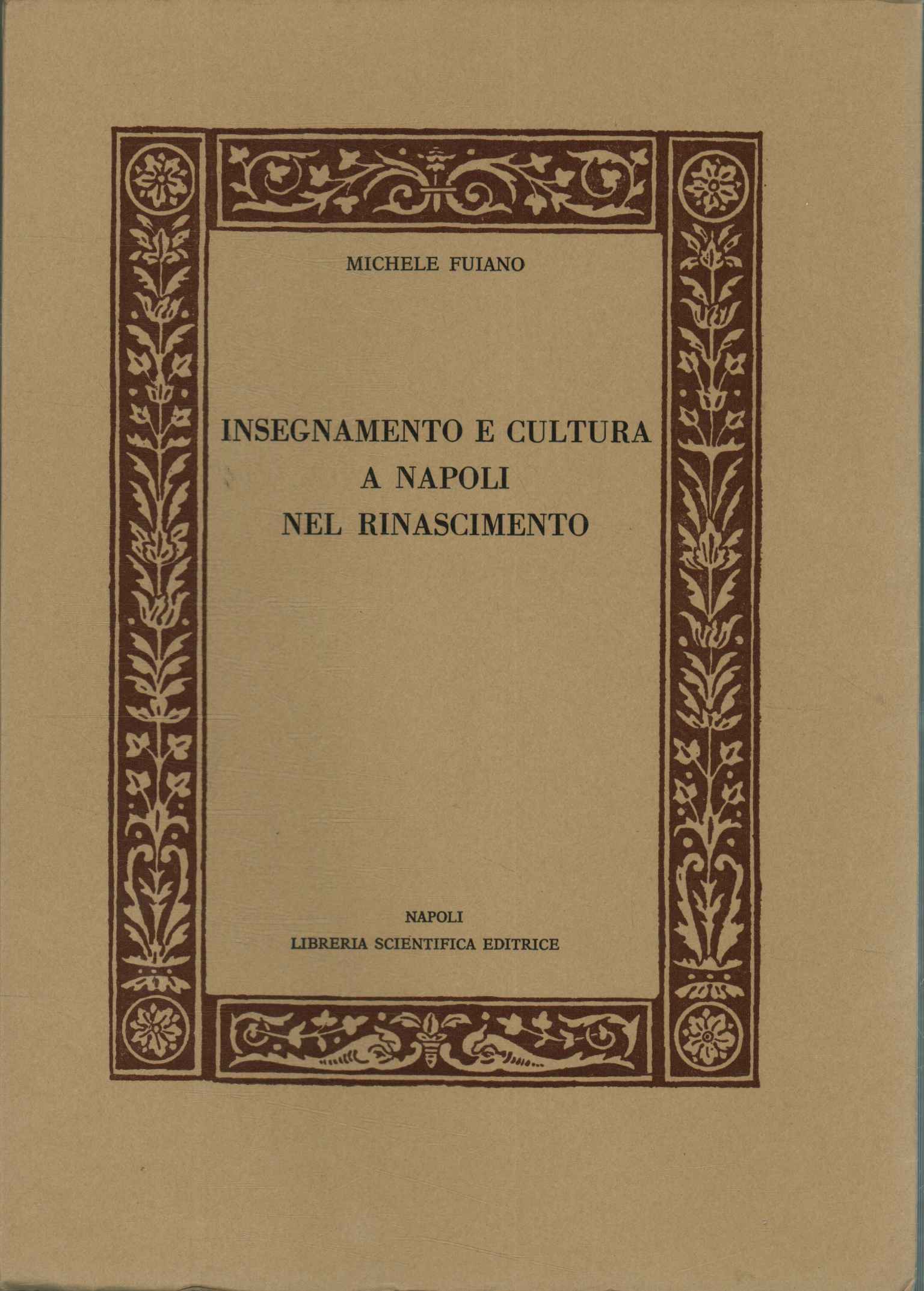 Insegnamento e cultura a Napoli nel Ri