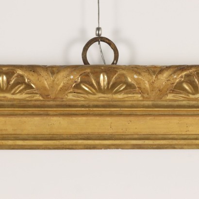 Carved and gilded wooden frame