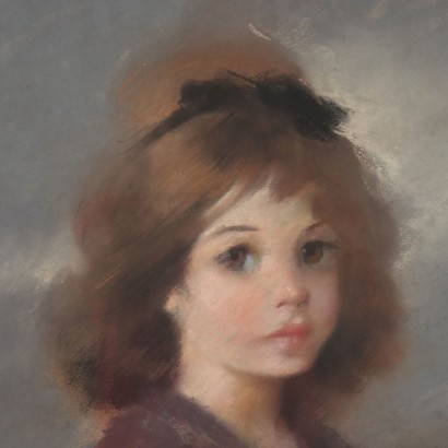 Pintura Retrato de una niña