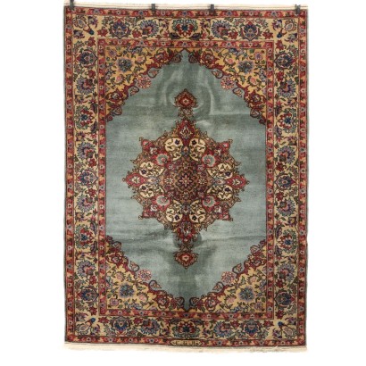 Tapis Ancien Coton Laine Noeud Gros Roumanie 238 x 170 cm