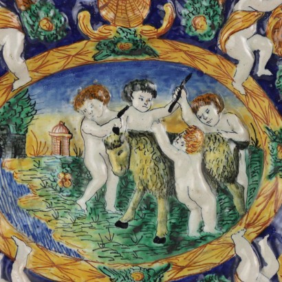 Piatto in Maiolica di Pesaro