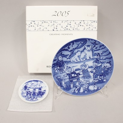 Royal Copenhagen Christmas Plate Child,Kids Winter au Groenland,Ingrid Jensen,Ingrid Jensen,Ingrid Jensen,Ingrid Jensen