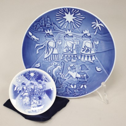 Royal Copenhagen Christmas Plate Enfant,Les Trois Rois,Ingrid Jensen,Ingrid Jensen,Ingrid Jensen,Ingrid Jensen