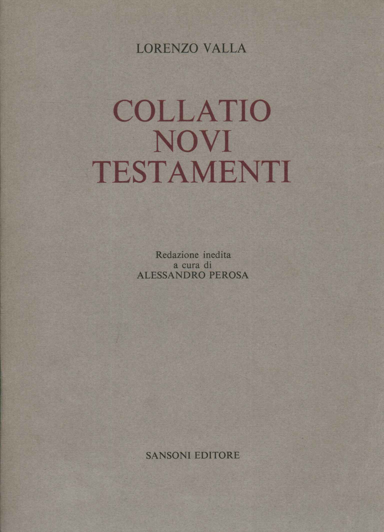 Collatio Novi Testamenti