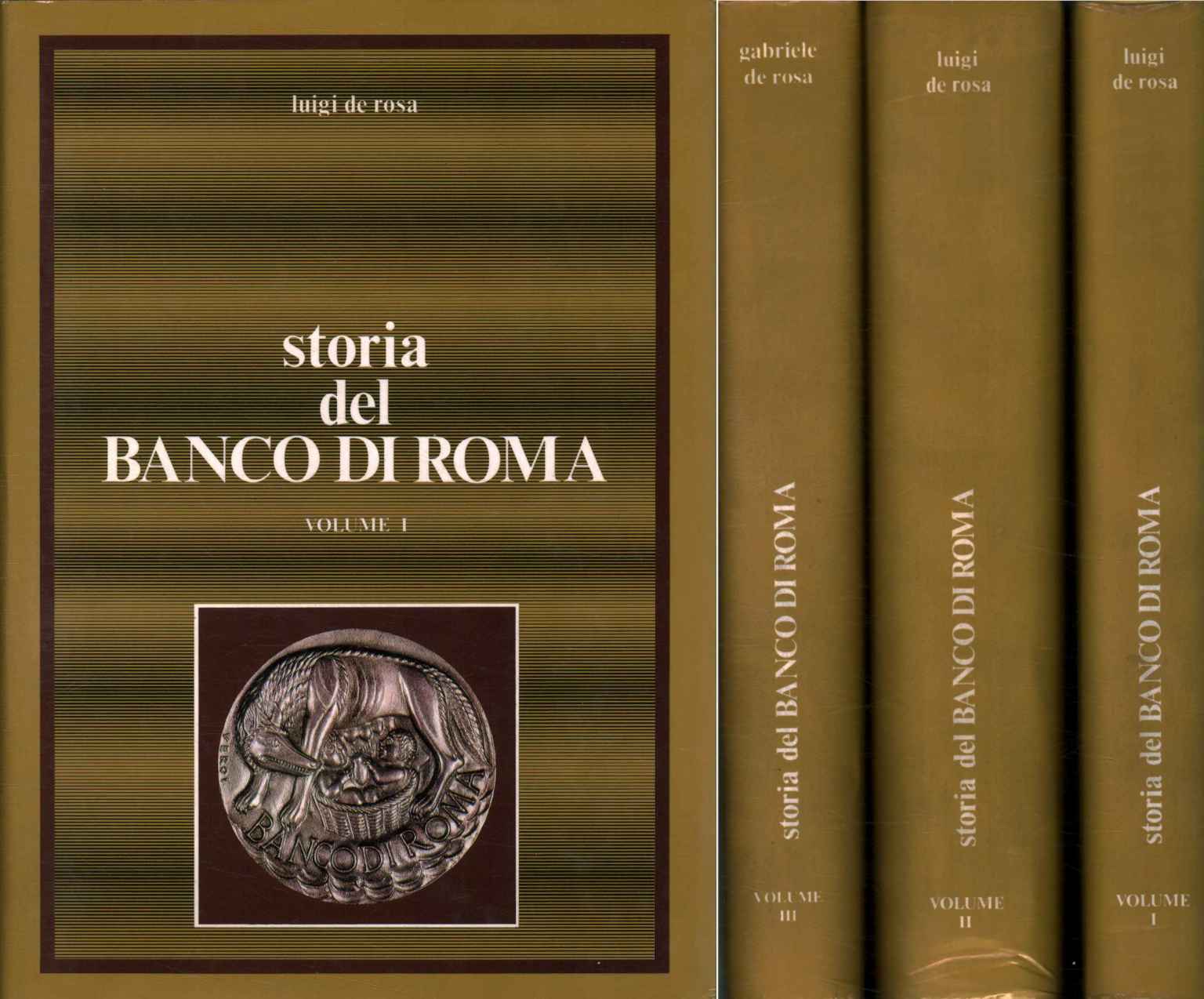 Historia del Banco di Roma (3 volúmenes)