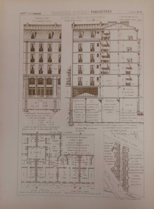 solo album planches (mancano pl.3-4) ,Les habitations ouvrières en tous p