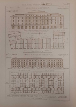 solo album planches (mancano pl.3-4) ,Les habitations ouvrières en tous p