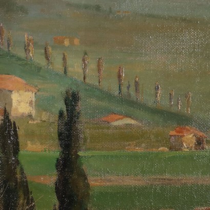 Painting by Arnaldo Annoni, Hilly landscape, Arnaldo Annoni, Arnaldo Annoni, Arnaldo Annoni, Arnaldo Annoni, Arnaldo Annoni