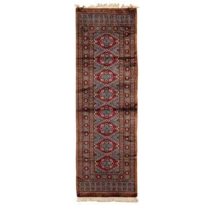 Tapis Bukhara Ancien Coton Noeud Fin Pakistan 190 x 61 cm