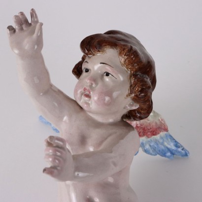 Putto en mayólica