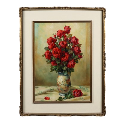 Painting by Alfio Paolo Graziani, Floral composition, Alfio Paolo Graziani, Alfio Paolo Graziani, Alfio Paolo Graziani, Alfio Paolo Graziani