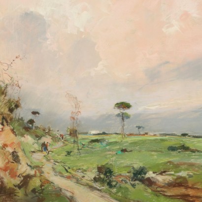 Peinture de Giuseppe Casciaro,Paysage avec personnages,Giuseppe Casciaro,Giuseppe Casciaro,Giuseppe Casciaro,Giuseppe Casciaro,Giuseppe Casciaro,Giuseppe Casciaro,Giuseppe Casciaro